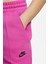 Sportswear Tech Fleece Standart Fit Mid Rise Jogger Kadın Eşofman Altı Fuşya 4
