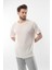Ekru Bisiklet Yaka Erkek T-Shirt E7128 2