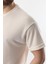 Ekru Bisiklet Yaka Erkek T-Shirt E7128 3