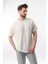 Ekru Bisiklet Yaka Erkek T-Shirt E7128 4