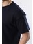 Lacivert Bisiklet Yaka Erkek T-Shirt E7128 4