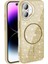 iPhone 16 Plus Kılıf Magsafe Şarj Özellikli Parlayan Simli Zore Okso Kapak - Derin Mor 3