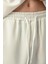Soft Touch Kumaş Baggy Kalıp Lastikli Erkek Pantolon - Ekru 2