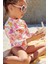 Pembe Unicorn Desenli Sunsafe Upf +50’güneş Korumalı Mayo Alt Üst Set 4