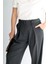 Low Belt Point Pantolon Koyu Gri - S 3