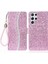 Samsung Galaxy S25 Ultra Pu Deri Cüzdan Kart Yuvaları Glitter Telefon Kapağı (Yurt Dışından) 1