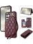 Samsung Galaxy S25 Plus Kart Yuvaları Bilek Kayışlı Eşkenar Dörtgen Deri + Tpu Telefon Kılıfı (Yurt Dışından) 1