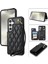 Samsung Galaxy S25 Plus Kart Yuvaları Bilek Kayışlı Eşkenar Dörtgen Deri + Tpu Telefon Kılıfı (Yurt Dışından) 1
