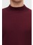 Ds Damat Regular Fit Bordo Pamuk Karışımlı Yarım Balıkçı Triko Kazak 3