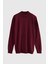 Ds Damat Regular Fit Bordo Pamuk Karışımlı Yarım Balıkçı Triko Kazak 5