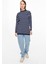 Çizgili Basic Triko Tunik-Lacı 1