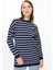 Çizgili Basic Triko Tunik-Lacı 3
