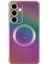 Samsung Galaxy S25 Manyetik Kılıf Tpu Gradyan Elektroliz Kaplama Telefon Kapağı (Yurt Dışından) 1