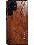 Samsung Galaxy S25 Ultra Ahşap Dokulu Tpu+Temperli Cam Arka Telefon Kapağı (Yurt Dışından) 1