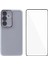 Samsung Galaxy S25 Plus Tpu Kılıf Temperli Camlı Elektroliz Çerçeve (Yurt Dışından) 1