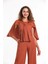 Pelerin Yaka Detaylı Bluz Pantolon 1