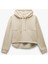 Üç Iplik Cepli Uzun Kollu Kapüşonlu Sweatshirt 1