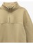 Işlemeli Cep Detaylı Şardonlu Yarım Fermuarlı Oversize Sweatshirt 5