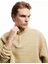 Işlemeli Cep Detaylı Şardonlu Yarım Fermuarlı Oversize Sweatshirt 2