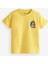 Baby % 100 Pamuklu Mavi Sarı Baskılı Kısa Kollu Tshirt 3’lü Set 2
