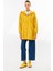 Kapüşonlu Kapitone Desen Spor Ceket-Safran 3