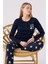 3056 Kadın Every Thing Uzun Kollu Pijama Takım 2