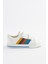 White Rainbow Stripe Strap Touch Fastening Taban Erkek Çocuk Ayakkabı 4