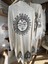 Pamuklu Güneş Desenli Müslin Kimono Yeni Nesil Bornoz Kaftan Sabahlık - El Baskı 1
