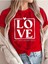 Love Yazı Baskılı Basic T-Shirt 1