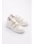 B1005 Kadin Aksesuarli Kemer Detayli Sneakers Ayakkabi 2
