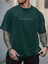Los Angels Yazı Detaylı Basic T-Shirt 1