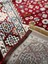Asaryün Halı Ipek H4320 Bordo Ipeksi Geleneksel Renkli Göbekli Klasik Desen Salon Halısı Modern 4