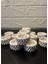 20 Adet Beyaz Ham Örgü Model Beton Saksılık, Mumluk, Mini 4 cm Özel Gün Hediyelik 2