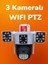 3 Kameralı Ptz Wifi Kamera 2