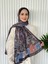 Ethnıc Vual Sea Horse Desen - Siyah 1