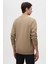 Ds Damat Slim Fit Bej Yarım Fermuarlı Triko Kazak 3