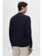 Ds Damat Slim Fit Lacivert Yarım Fermuarlı Triko Kazak 4