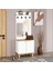 Ferda-1 Bohem Ayaklı Aynalı Vestiyer Portmanto Ayakkabılık FRD02 4