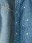 Lcw Kids Indigo Yıldız Nakışlı Kız Çocuk Jean Ceket T T 3