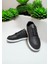 Siyah-Beyaz Iki Bant Unisex Günlük Sneaker Spor Ayakkabı 1