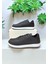 Siyah-Beyaz Iki Bant Unisex Günlük Sneaker Spor Ayakkabı 2