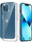 Apple iPhone 13 Uyumlu Silikon Kılıf Dayanıklı Siyah+Şeffaf (2 Adet) 1