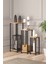 Modern Yan Sehpa Dekoratif Balkon Salon Metal Yan Sehpa Standı 1