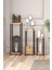 Modern Yan Sehpa Dekoratif Balkon Salon Metal Yan Sehpa Standı 2