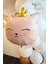 Gold Taçlı Pembe Kedi Folyo Balon 1