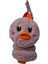 Kız Çocuk Pembe Renk Ördek Figürlü Kışlık Peluş Kulaklık. 1