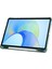 Honor Pad X8A İle Uyumlu 11 İnç Üçgen Standlı Kalem Bölmeli Tablet Kılıfı 5