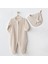 Happy Newyear Kadife Bebe Tulum Takım Beige 1