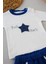 Full Star Nakışlı Şapkalı Uzun Kollu Sweat 3lü Erkek Bebek Takımı Indigo 2