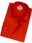 Pamuklu Kırmızı Uzun Kollu Erkek Gömlek (Slim Fit Kalıp) 2